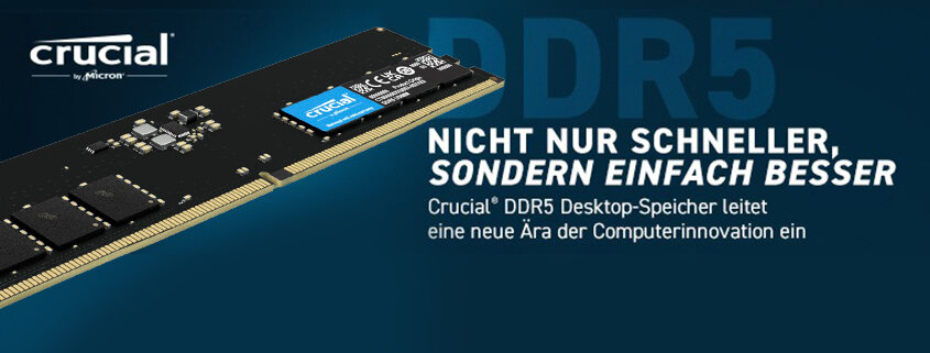 Crucial® DDR5 Desktop-Speicher - Crucial® DDR5 Desktop-Speicher