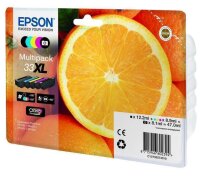 Y-C13T33574011 | Epson Oranges Multipack 5-colours 33XL Claria Premium Ink - Hohe (XL-) Ausbeute - Tinte auf Pigmentbasis - Tinte auf Farbstoffbasis - 12,2 ml - 8,9 ml - 1 Stück(e) | C13T33574011 | Tintenpatronen |