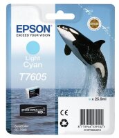 Y-C13T76054010 | Epson T7605 Light Cyan - Tinte auf...