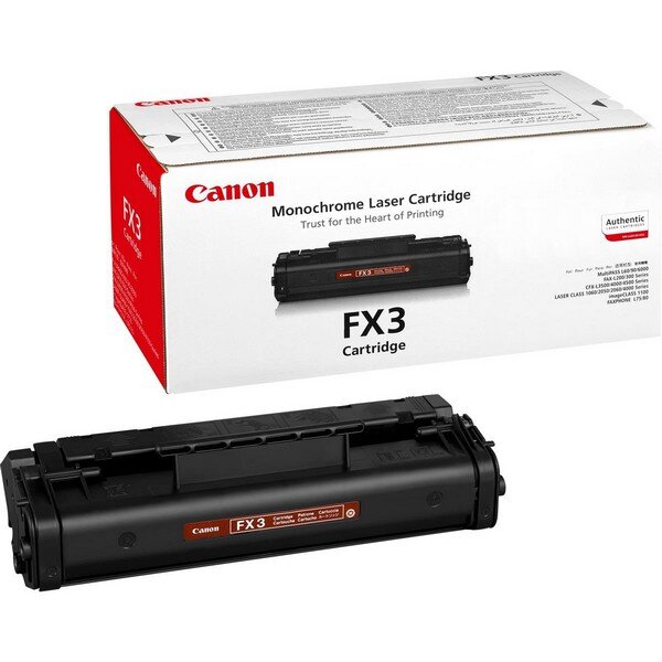 Y-1557A003 | Canon FX-3 - 2700 Seiten - Schwarz - 1 Stück(e) | Herst. Nr. 1557A003 | Toner | EAN: 8714574981338 |Gratisversand | Versandkostenfrei in Österrreich