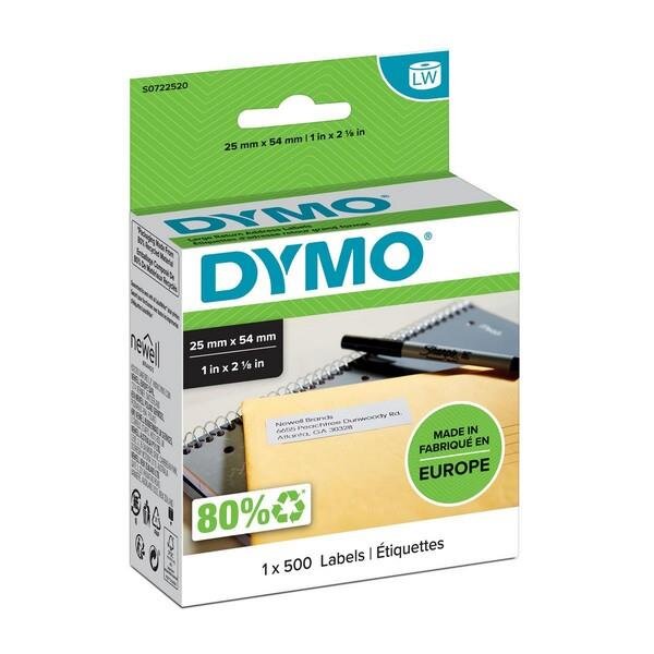 Y-S0722520 | Dymo LabelWriter - Rücksendeadressaufkleber - weiß | Herst. Nr. S0722520 | Papier, Folien, Etiketten | EAN:  |Gratisversand | Versandkostenfrei in Österrreich