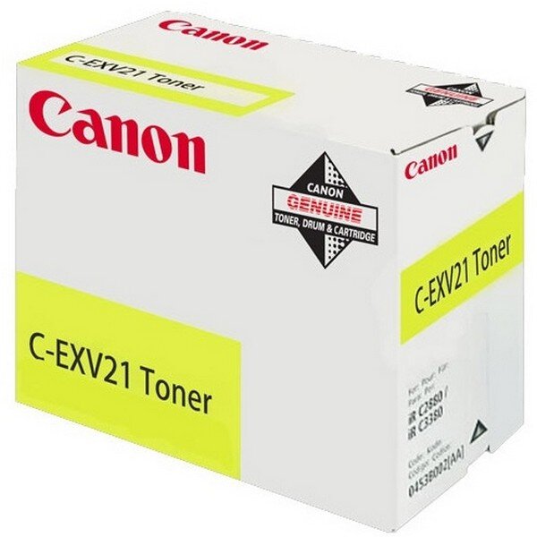 Y-0455B002 | Canon C-EXV21 - 14000 Seiten - Gelb - 1 Stück(e) | Herst. Nr. 0455B002 | Toner | EAN: 4960999402833 |Gratisversand | Versandkostenfrei in Österrreich