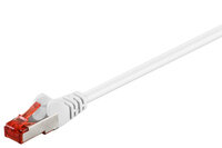 Wentronic Cat 6 Patchkabel S&frasl FTP PiMF Weiß 1 m - Kabel - Netzwerk