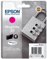 Y-C13T35834010 | Epson Padlock Singlepack Magenta 35 DURABrite Ultra Ink - Standardertrag - Tinte auf Pigmentbasis - 9,1 ml - 650 Seiten - 1 Stück(e) | C13T35834010 | Tintenpatronen |