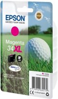 Y-C13T34734010 | Epson Golf ball Singlepack Magenta 34XL DURABrite Ultra Ink - Hohe (XL-) Ausbeute - Tinte auf Pigmentbasis - 10,8 ml - 950 Seiten - 1 Stück(e) | C13T34734010 | Tintenpatronen |