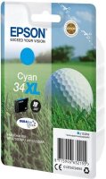 Y-C13T34724010 | Epson Golf ball Singlepack Cyan 34XL...