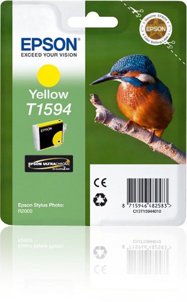 Y-C13T15944010 | Epson T1594 Yellow - Tinte auf Pigmentbasis - 17 ml - 1200 Seiten - 1 Stück(e) | Herst. Nr. C13T15944010 | Tintenpatronen | EAN: 8715946482583 |Gratisversand | Versandkostenfrei in Österrreich