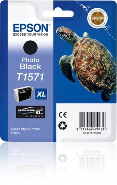 Y-C13T15714010 | Epson Turtle T1571 Photo Black - Tinte auf Farbstoffbasis - 25,9 ml - 1 Stück(e) | Herst. Nr. C13T15714010 | Tintenpatronen | EAN: 8715946479439 |Gratisversand | Versandkostenfrei in Österrreich