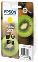 Y-C13T02F44010 | Epson Kiwi Singlepack Yellow 202 Claria Premium Ink - Standardertrag - Tinte auf Pigmentbasis - 4,1 ml - 300 Seiten - 1 Stück(e) | C13T02F44010 | Tintenpatronen |