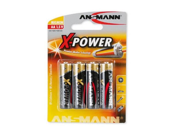 Y-5015663 | Ansmann Mignon / AA / LR6 x4 - Einwegbatterie - AA - Alkali - 1,5 V - 4 Stück(e) - Schwarz | Herst. Nr. 5015663 | Batterien / Akkus | EAN: 4013674003907 |Gratisversand | Versandkostenfrei in Österrreich