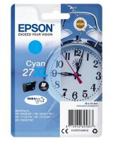 Y-C13T27124012 | Epson Alarm clock Singlepack Cyan 27XL DURABrite Ultra Ink - Hohe (XL-) Ausbeute - 10,4 ml - 1100 Seiten - 1 Stück(e) | Herst. Nr. C13T27124012 | Tintenpatronen | EAN: 8715946625867 |Gratisversand | Versandkostenfrei in Österrreich