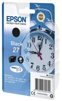 Y-C13T27014012 | Epson Alarm clock Singlepack Black 27 DURABrite Ultra Ink - Standardertrag - Tinte auf Pigmentbasis - 6,2 ml - 350 Seiten - 1 Stück(e) | C13T27014012 | Tintenpatronen |