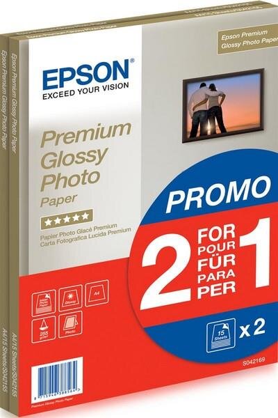 Y-C13S042169 | Epson Premium Glossy Photo Paper BOGOF - Fotopapier, glänzend - A4 (210 x 297 mm) | Herst. Nr. C13S042169 | Papier, Folien, Etiketten | EAN: 8715946388564 |Gratisversand | Versandkostenfrei in Österrreich