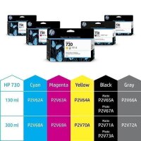 Y-P2V62A | HP 730 DesignJet Druckerpatrone Cyan 130 ml -...