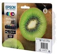 Y-C13T02G74010 | Epson Kiwi Multipack 5-colours 202XL Claria Premium Ink - Hohe (XL-) Ausbeute - Tinte auf Pigmentbasis - Tinte auf Farbstoffbasis - 13,8 ml - 8,5 ml - 1 Stück(e) | C13T02G74010 | Tintenpatronen |