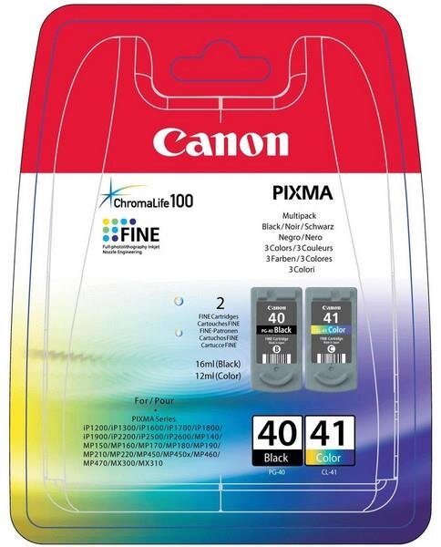 Y-0615B043 | Canon PG-40/CL-41 C/M/Y Multipack - Tinte auf Pigmentbasis - 2 Stück(e) - Multipack | Herst. Nr. 0615B043 | Tintenpatronen | EAN: 8714574552576 |Gratisversand | Versandkostenfrei in Österrreich