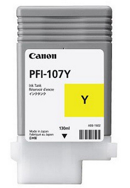 Y-6708B001 | Canon PFI-107 Y Tinte yellow - Original - Tintenpatrone | Herst. Nr. 6708B001 | Tintenpatronen | EAN: 4960999910970 |Gratisversand | Versandkostenfrei in Österrreich