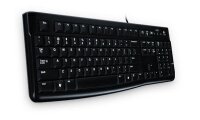Y-920-002489 | Logitech K120 Corded Keyboard - Volle Größe (100%) - Kabelgebunden - USB - QWERTZ - Schwarz | Herst. Nr. 920-002489 | Eingabegeräte | EAN: 5099206020733 |Gratisversand | Versandkostenfrei in Österrreich
