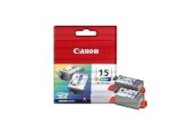 Canon BCI BCI-15 Colour Twin Pack - Tintenpatrone Original - Cyan, Magenta, Yellow - 7,5 ml