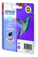 Y-C13T08054011 | Epson Hummingbird Singlepack Light Cyan T0805 Claria Photographic Ink - Tinte auf Pigmentbasis - 7,4 ml - 1 Stück(e) | Herst. Nr. C13T08054011 | Tintenpatronen | EAN: 8715946494159 |Gratisversand | Versandkostenfrei in Österrreich