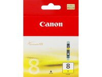 Y-0623B001 | Canon CLI-8Y Tinte Gelb - Tinte auf Pigmentbasis - 1 Stück(e) | Herst. Nr. 0623B001 | Tintenpatronen | EAN: 4960999272825 |Gratisversand | Versandkostenfrei in Österrreich