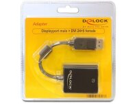 A-61847 | Delock Adapter Displayport male > DVI 24+5 female - DisplayPort-Adapter - DisplayPort (M) | Herst. Nr. 61847 | Kabel / Adapter | EAN: 4043619618477 |Gratisversand | Versandkostenfrei in Österrreich