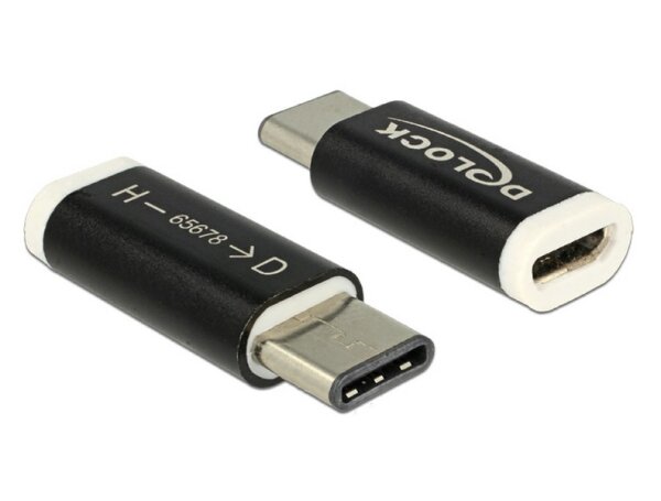 X-65678 | Delock USB adapter - USB Typ C (M) bis Micro-USB Type B (W) - USB 3.1 | Herst. Nr. 65678 | Kabel / Adapter | EAN: 4043619656783 |Gratisversand | Versandkostenfrei in Österrreich