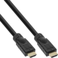X-17502P | InLine HDMI Kabel - HDMI-High Speed mit Ethernet - Premium - Stecker / Stecker - schwarz / gold - 2m | Herst. Nr. 17502P | Kabel / Adapter | EAN: 4043718210824 |Gratisversand | Versandkostenfrei in Österrreich