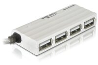 X-87445 | Delock USB 2.0 external 4-port HUB - 480 Mbit/s...