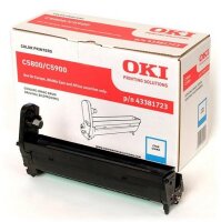 OKI 43381723 - Original - C5800 - C5900 - C5550MFP - 20000 Seiten - Laserdrucken - Cyan - Schwarz