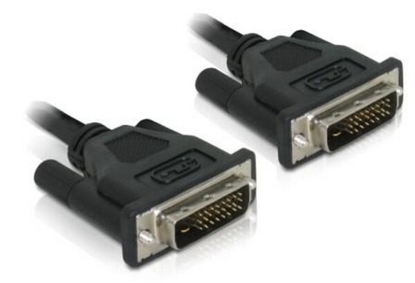 N-84369 | Delock DVI 24+1 Cable 0.5m male/male - 0,5 m - DVI-D - DVI-D - Schwarz - Männlich/Männlich | Herst. Nr. 84369 | Kabel / Adapter | EAN: 4043619843695 |Gratisversand | Versandkostenfrei in Österrreich
