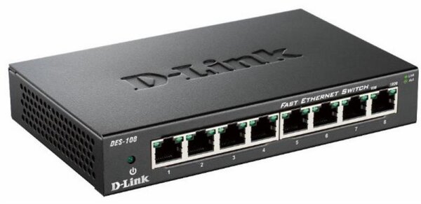 Y-DES-108/E | D-Link DES-108 - Vollduplex | Herst. Nr. DES-108/E | Netzwerkgeräte | EAN: 790069368202 |Gratisversand | Versandkostenfrei in Österrreich