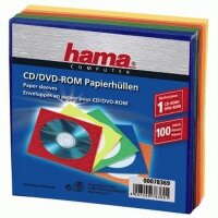 I-00078369 | Hama CD-/DVD-Papierhüllen, 100er-Pack,...