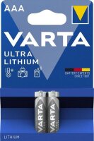 1x2 Varta Ultra Lithium Micro AAA LR 03