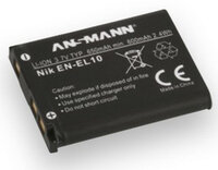 Ansmann A-NIK EN EL 10 - 650 mAh - 3,7 V - Lithium-Ion (Li-Ion) - 1 Stück(e)