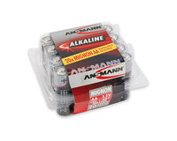 1x20 Ansmann Alkaline Mignon AA LR 6 red-line Box...