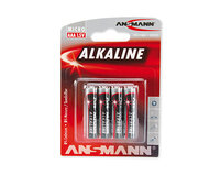 1x4 Ansmann Alkaline Micro AAA LR 03 red-line...