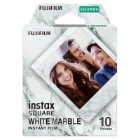 1 Fujifilm instax Square Film white marble