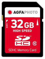 AgfaPhoto SDHC Karte        32GB High Speed Class 10 UHS I U1 V10
