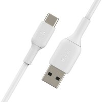 Belkin USB-C/USB-A Kabel      1m PVC, weiß           CAB001bt1MWH