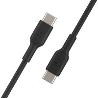 Belkin USB-C/USB-C Kabel      2m PVC, schwarz        CAB003bt2MBK