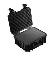 B&W Outdoor Case Type 3000 schwarz mit Schaumstoff Inlay