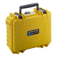 B&W outdoor.case Type 500 gelb    mit Schaumstoff Inlay