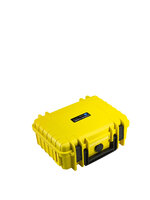 B&W Outdoor Case Type 1000 gelb mit Facheinteilung