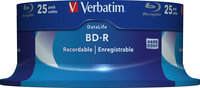I-43837 | Verbatim Datalife 6x - 25 GB - BD-R - Spindel -...