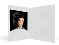 1x100 Daiber Portraitmappen Opti-Line  bis 13x18cm weiß