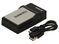 Duracell Ladegerät mit USB Kabel für DRC10L/NB-10L