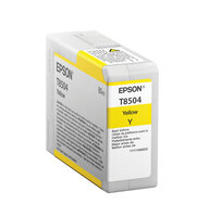 Epson Tintenpatrone yellow T 850 80 ml               T 8504