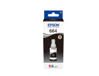 Epson Tinte schwarz T 664 70 ml               T 6641