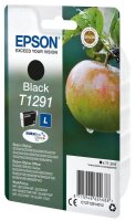 Epson Tintenpatrone schwarz DURABrite T 129           T 1291